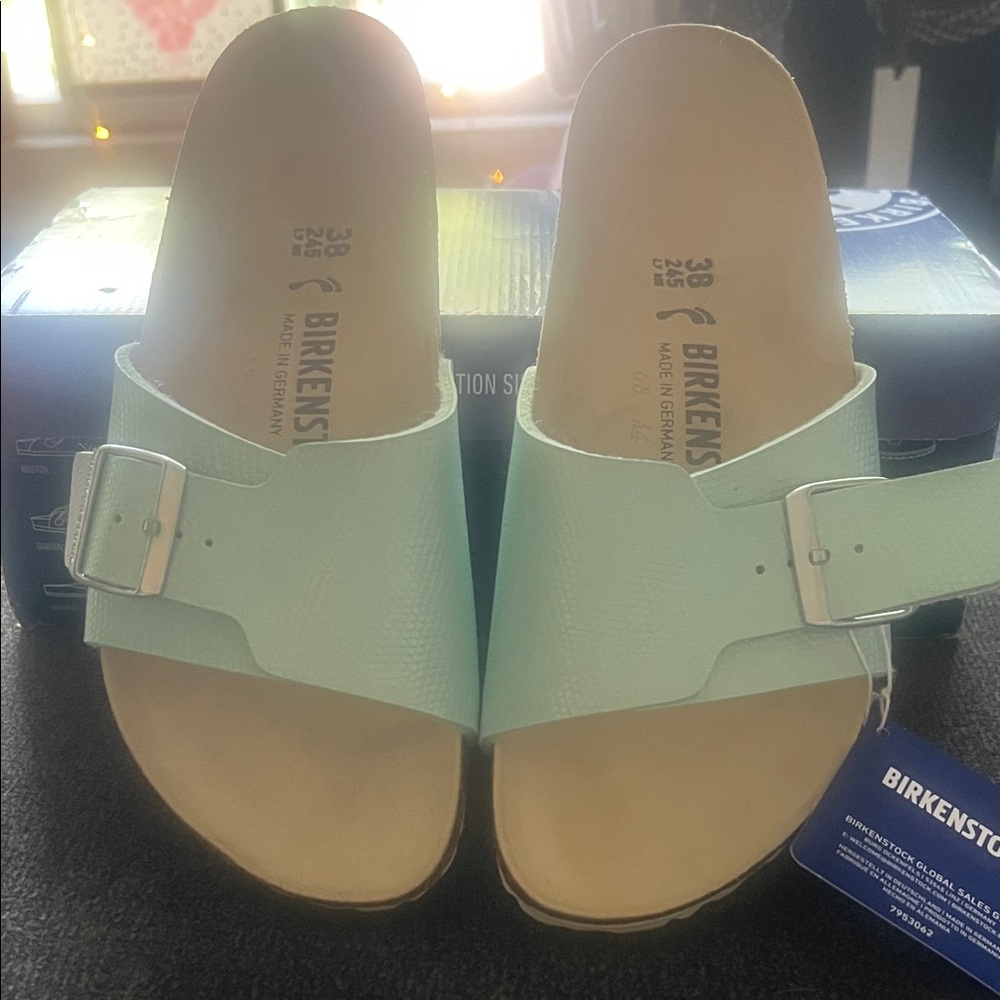 Birkenstock Mint Green Sandals